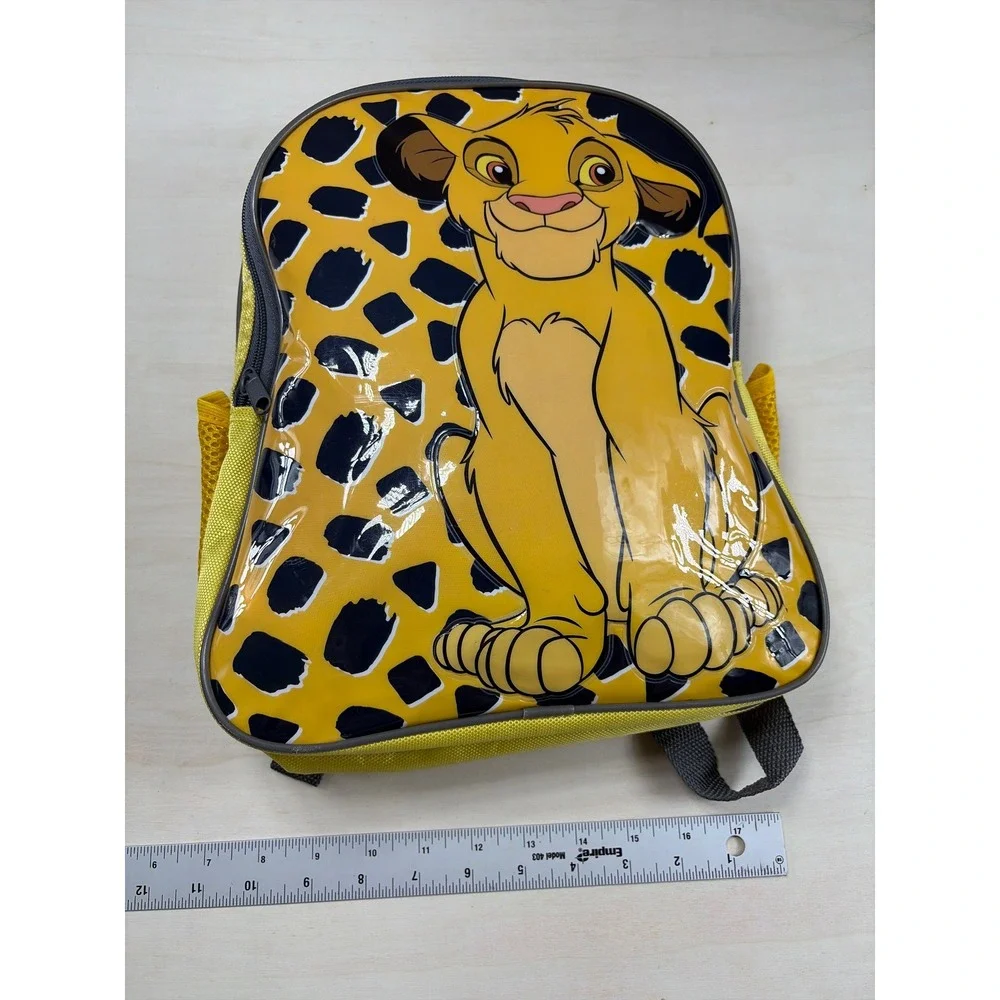 Disney Lion King Simba Backpack Yellow Small School Bag Kids Bookbag